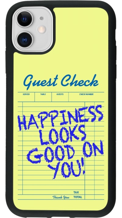 iPhone 11 Case Hülle - Silikon schwarz Guest check 2026