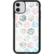 iPhone 11 Case Hülle - Silikon schwarz Marble Everything