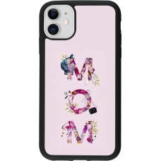 iPhone 11 Case Hülle - Silikon schwarz Mom 2024 girly mom