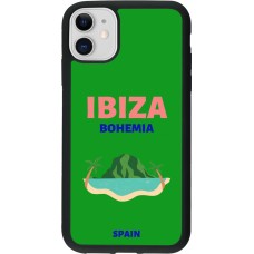 iPhone 11 Case Hülle - Silikon schwarz Pop Summer Destination Ibiza