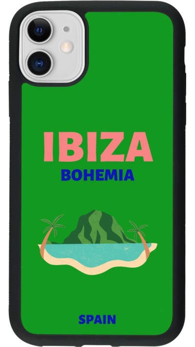 iPhone 11 Case Hülle - Silikon schwarz Pop Summer Destination Ibiza