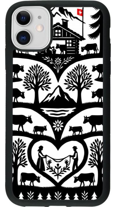 iPhone 11 Case Hülle - Silikon schwarz Poya Schweiz 2