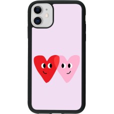 iPhone 11 Case Hülle - Silikon schwarz Saint Valentines Day 26 Heart