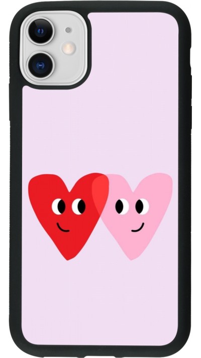 iPhone 11 Case Hülle - Silikon schwarz Saint Valentines Day 26 Heart