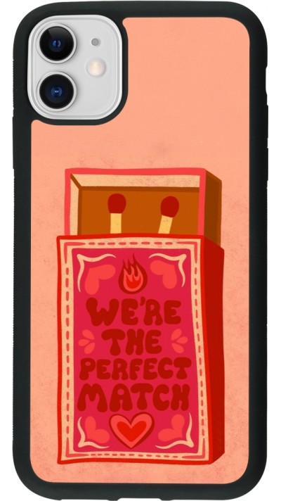 iPhone 11 Case Hülle - Silikon schwarz Saint Valentines Day 26 Perfect Match