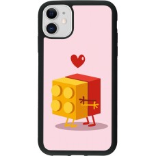 iPhone 11 Case Hülle - Silikon schwarz Saint Valentines Day 26 Puzzle