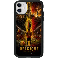 iPhone 11 Case Hülle - Silikon schwarz Fussball Belgien splash 2026