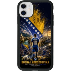 iPhone 11 Case Hülle - Silikon schwarz Fussball Bosnien und Herzegowina splash 2026