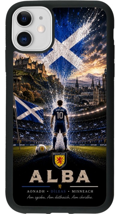 iPhone 11 Case Hülle - Silikon schwarz Fussball Schottland splash 2026