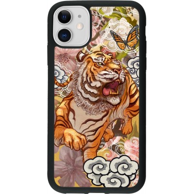 iPhone 11 Case Hülle - Silikon schwarz Spring 23 japanese tiger
