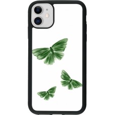 iPhone 11 Case Hülle - Silikon schwarz Butterflies 2026