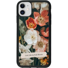 iPhone 11 Case Hülle - Silikon schwarz Full Bloom 2026