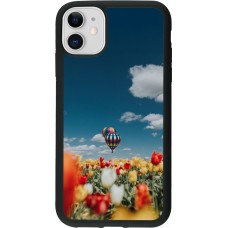 iPhone 11 Case Hülle - Silikon schwarz Hot air balloon 2026