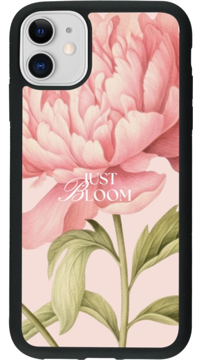 iPhone 11 Case Hülle - Silikon schwarz Just Bloom 2026