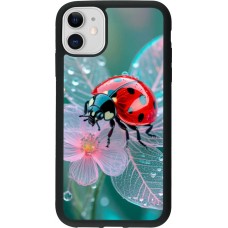 iPhone 11 Case Hülle - Silikon schwarz Ladybird in bloom 2026