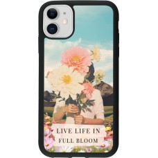 iPhone 11 Case Hülle - Silikon schwarz Live life in full moon 2026