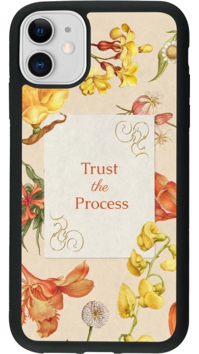 iPhone 11 Case Hülle - Silikon schwarz Trust the process 2026