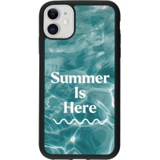 iPhone 11 Case Hülle - Silikon schwarz Summer 2025 Summer is here