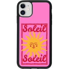 iPhone 11 Case Hülle - Silikon schwarz Sun sun 2026