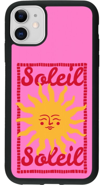 iPhone 11 Case Hülle - Silikon schwarz Sun sun 2026