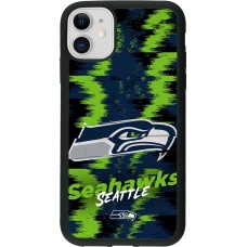 iPhone 11 Case Hülle - Silikon schwarz Super Bowl 26 Seattle 2