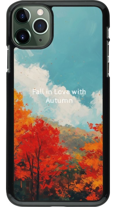 iPhone 11 Pro Max Case Hülle - Autumn 25 Fall in love