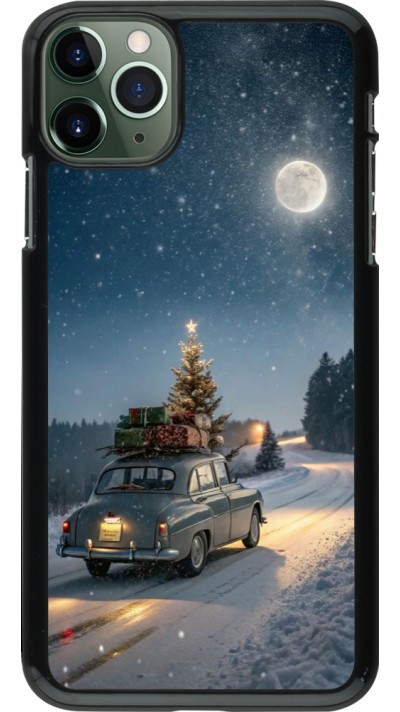 iPhone 11 Pro Max Case Hülle - Christmas 25 Car with Tree Xmas