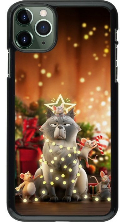 Coque iPhone 11 Pro Max - Christmas 25 Xmas Cat