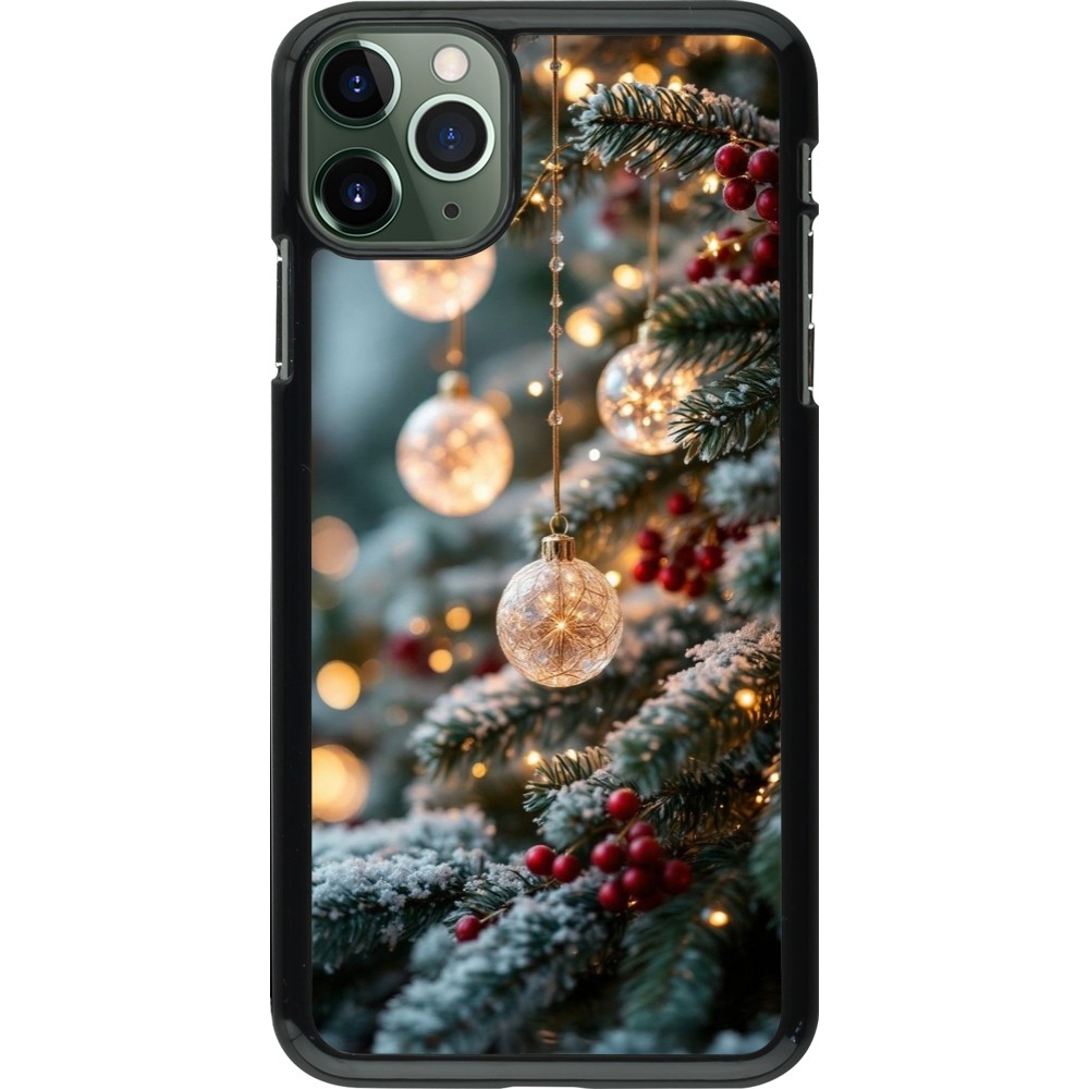 iPhone 11 Pro Max Case Hülle - Christmas 25 Xmas Decorated Tree