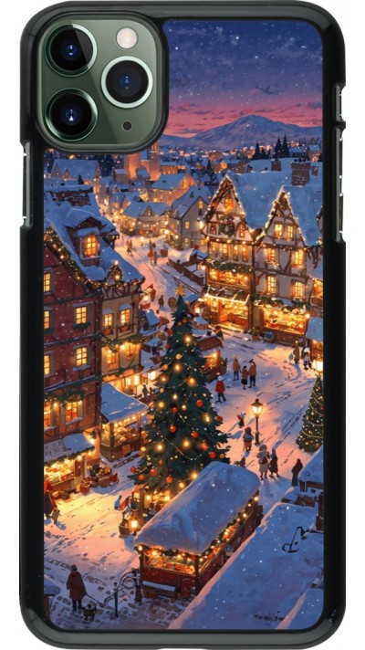 iPhone 11 Pro Max Case Hülle - Christmas 25 Xmas Village