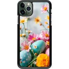 iPhone 11 Pro Max Case Hülle - Easter 2026 Eggs with flowers