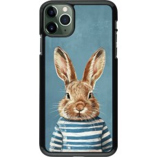 iPhone 11 Pro Max Case Hülle - Easter 2026 Rabbit navy