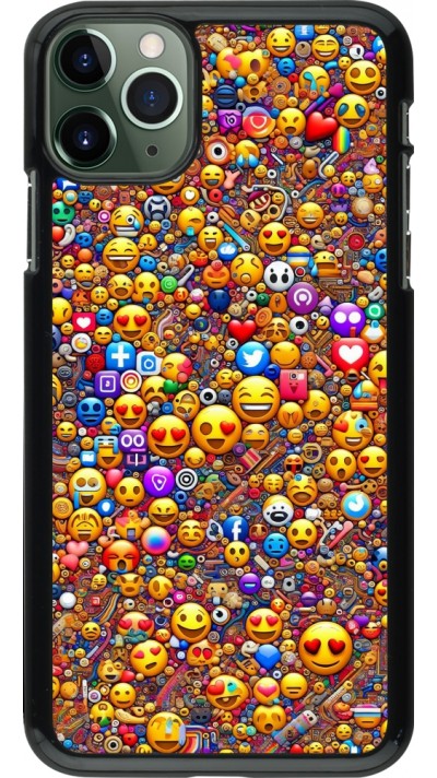 Coque iPhone 11 Pro Max - Emoji mixed