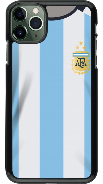 iPhone 11 Pro Max Case Hülle - Argentinien 2022 personalisierbares Fussballtrikot