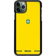 iPhone 11 Pro Max Case Hülle - Brasilien 2026 personalisierbares Fussballtrikot