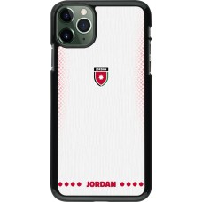 iPhone 11 Pro Max Case Hülle - Jordanien 2026 personalisierbares Fussballtrikot