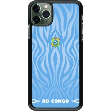 iPhone 11 Pro Max Case Hülle - Demokratische Republik Kongo 2026 personalisierbares Fussballtrikot