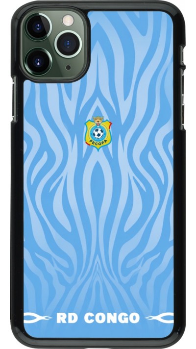 iPhone 11 Pro Max Case Hülle - Demokratische Republik Kongo 2026 personalisierbares Fussballtrikot