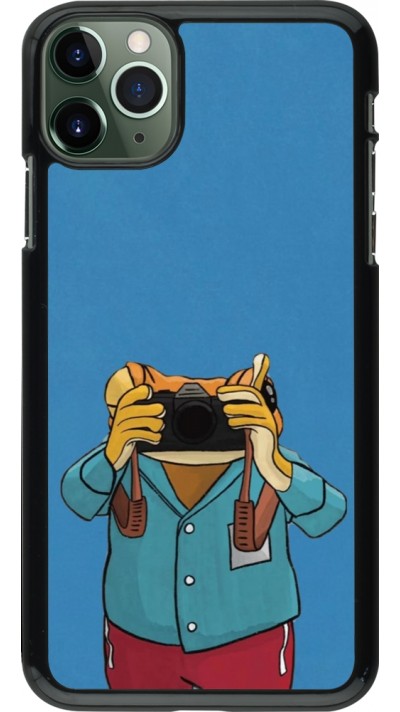 iPhone 11 Pro Max Case Hülle - Frog with camera DTMF