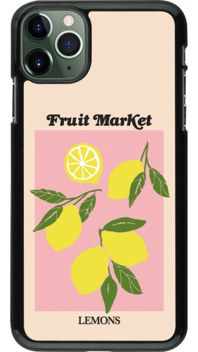 iPhone 11 Pro Max Case Hülle - Fruit market lemons 2026