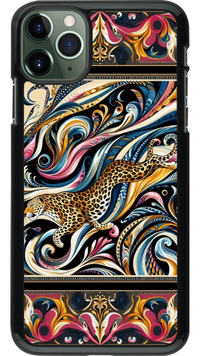 Coque iPhone 11 Pro Max - Leopard Abstract Art