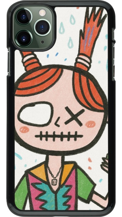 Coque iPhone 11 Pro Max - Little Girl Sketch