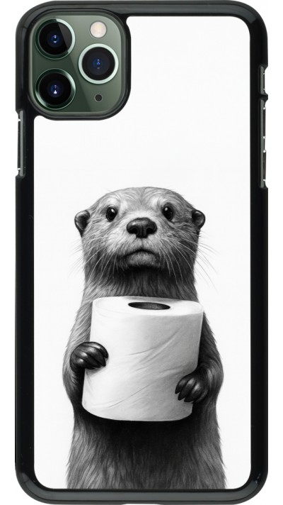 Coque iPhone 11 Pro Max - Loutre papier de toilette