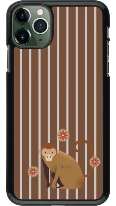 Coque iPhone 11 Pro Max - Monkey with stripes Coque iPhone 11 Pro Max - Monkey with stripes