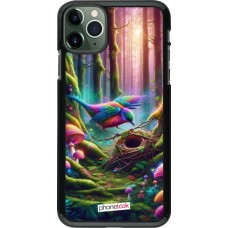 iPhone 11 Pro Max Case Hülle - Vogel Nest Wald