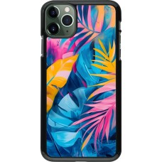 iPhone 11 Pro Max Case Hülle - Palms Blue