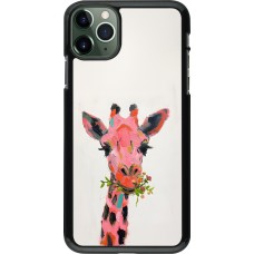 iPhone 11 Pro Max Case Hülle - Pink Girafe Paint