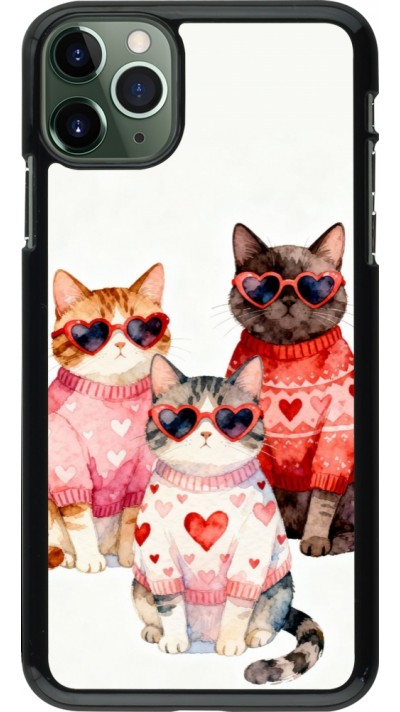 iPhone 11 Pro Max Case Hülle - Saint Valentines Day 26 Cat Love