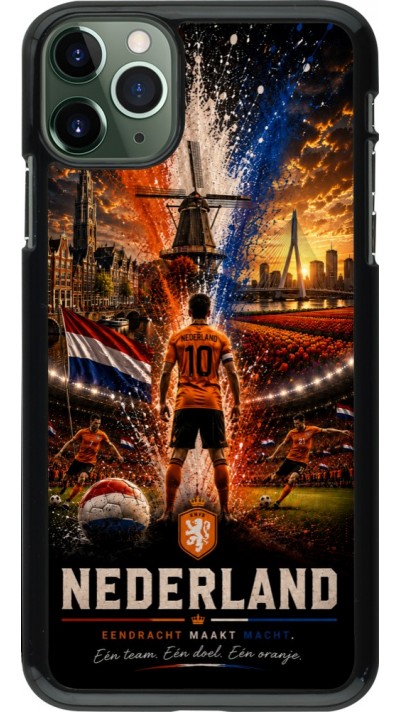 Coque iPhone 11 Pro Max - Football Pays-Bas splash 2026