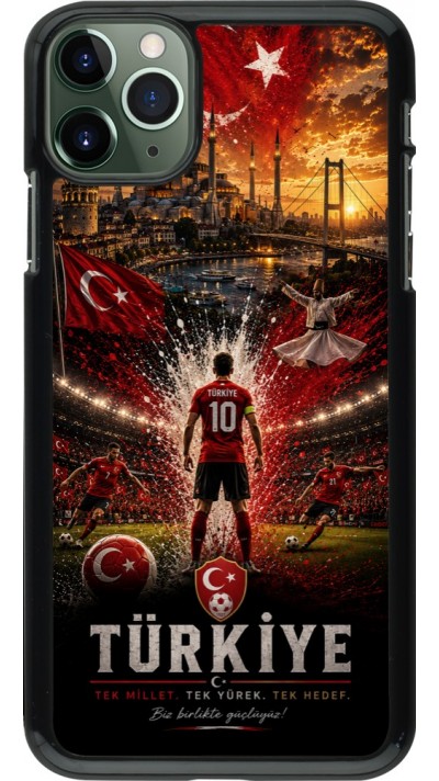 Coque iPhone 11 Pro Max - Football Turquie splash 2026